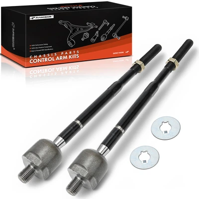 2 Pcs Front Driver & Passenger Inner Tie Rod End