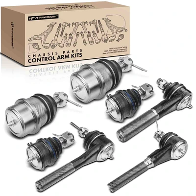 7 Pcs Front Tie Rod End & Ball Joint
