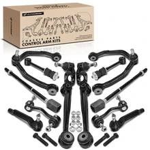 12 Pcs Control Arm with Ball Joint & Sway Bar Link