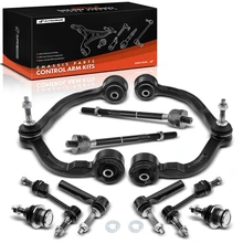 2003-2005 Ford Expedition A Set of 10 Control Arm Ball Joint Sway Bar Link Tie Rod End Kit Front Side A-Premium APCA0567