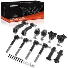 1999-2000 Cadillac Escalade A Set of 12 Ball Joint and Tie Rod End Full Kit Front, Inner & Outer A-Premium APCA0579