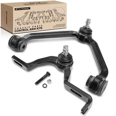 2 Pcs Front Upper Control Arm & Ball Joint