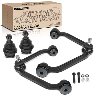 4 Pcs Front Control Arm & Ball Joint Assembly