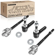 4 Pcs Inner & Outer Tie Rod End