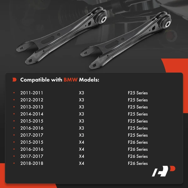 2-Pc Lateral Arm, Rear Upper A-Premium APCA8653