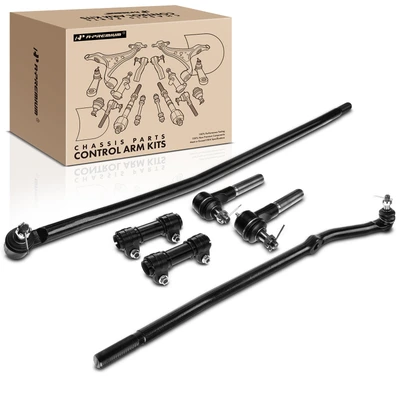 6 Pcs Front Inner & Outer Tie Rod End Kit