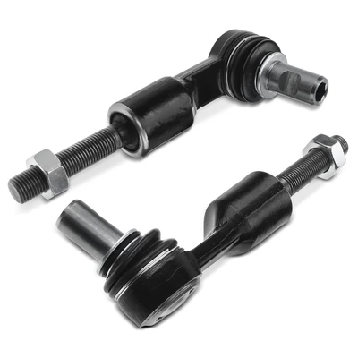 2 Pcs Front Outer Steering Tie Rod End