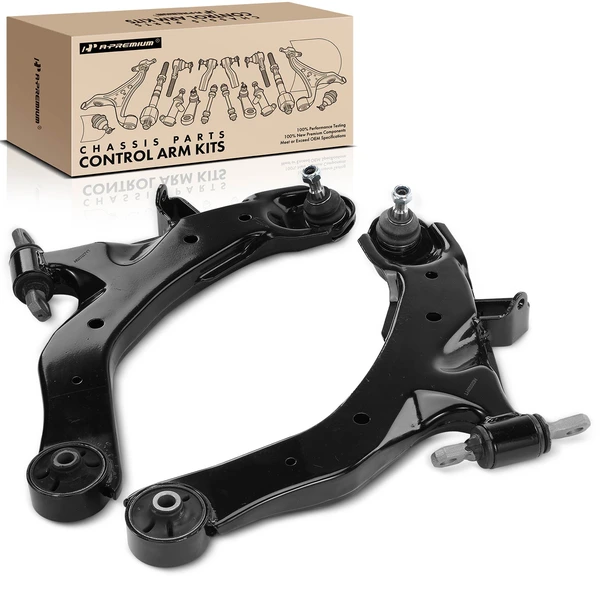 2001-2006 Hyundai Elantra 2-Pc Control Arm and Ball Joint Kit, Front Lower with Ball Joint A-Premium APCA0648