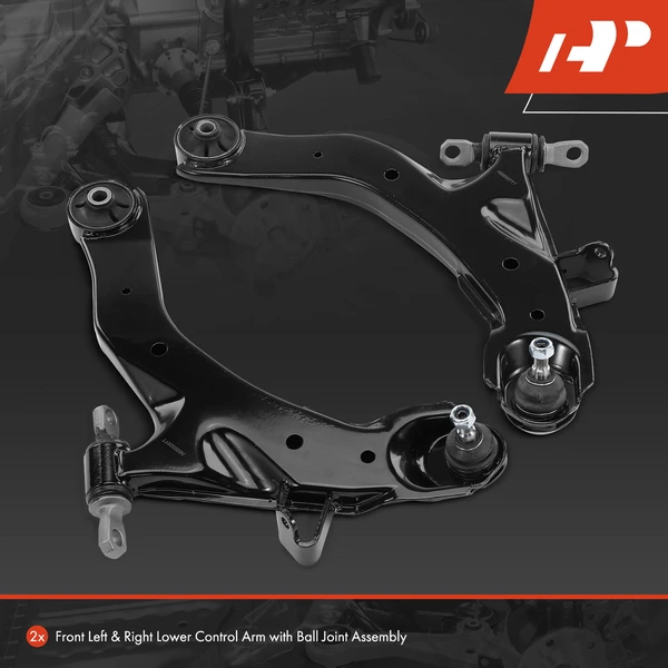 2-Pc Control Arm and Ball Joint Kit, Front Lower with Ball Joint A-Premium APCA0648