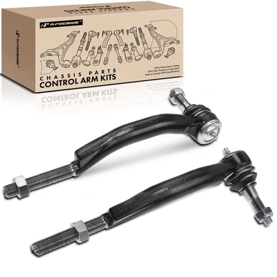 2 Pcs Outer Steering Tie Rod End
