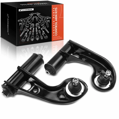 2 Pcs Front Upper Control Arm with Ball Joint