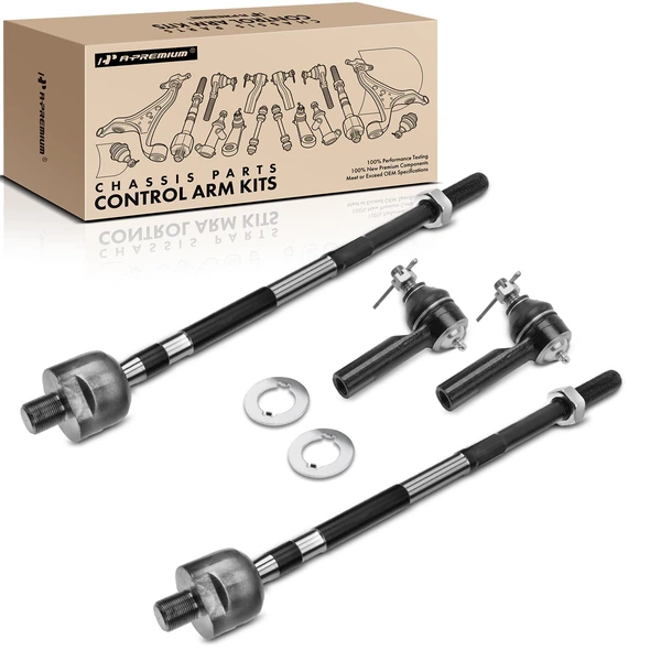 2003-2008 Nissan Maxima Tie Rod End Front Inner & Outer A-Premium APCA0654