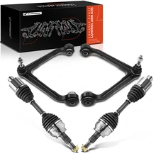 4pc Control Arm and CV Axle Shaft Kit, Front Side A-Premium APCA5267