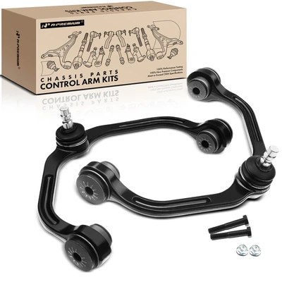 2 Pcs Front Upper Control Arm with Ball Joint