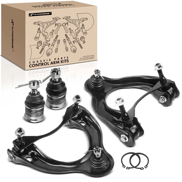 1994-2001 Acura Integra A Set of 4 Control Arm and Ball Joint Kit Front Side A-Premium APCA0683