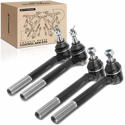 4 Pcs Inner & Outer Tie Rod End