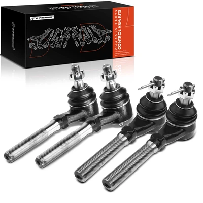 4 Pcs Inner & Outer Tie Rod End