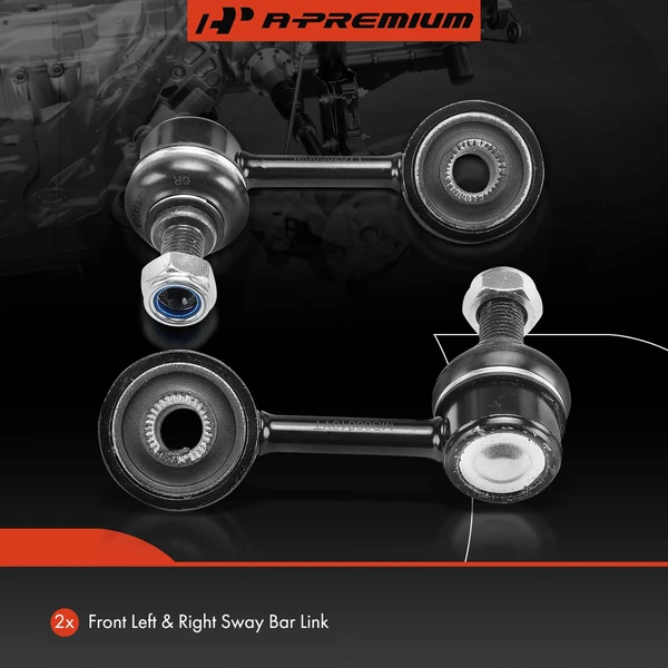 Sway Bar Link, Front Side, A-Premium APCA7031