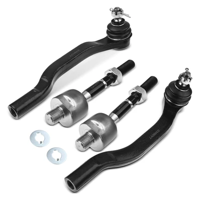 4 Pcs Inner & Outer Tie Rod Ends