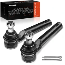 2 Pcs Front Outer Steering Tie Rod End