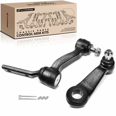 2 Pcs Front Pitman & Idler Arm