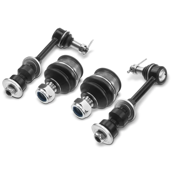 1995-1999 Dodge Ram 1500 A Set of 4 Ball Joint and Sway Bar Link Kit Front Side A-Premium APCA0722