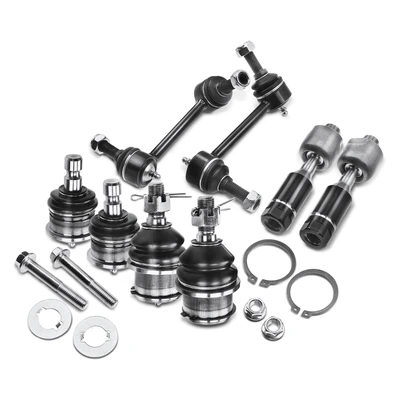 8 Pcs Front & Rear Sway Bar Link with Ball Joint