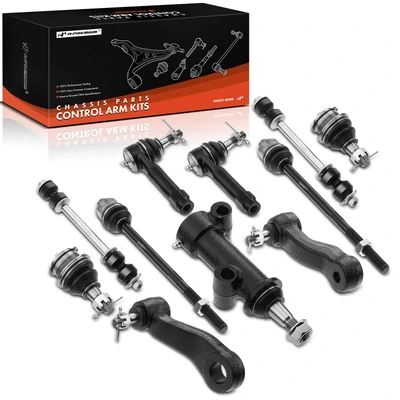 2003-2006 Cadillac Escalade ESV A Set of 11 Ball Joint Idler Arm Bracket Sway Bar Link Tie Rod End Kit Front Side A-Premium APCA0732