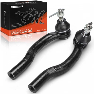 2 Pcs Front Outer Tie Rod End