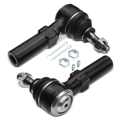 2 Pcs Outer Steering Tie Rod End