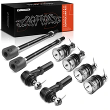 1991-1996 Dodge Dakota A Set of 8 Ball Joint and Tie Rod End Kit Front, Inner & Outer A-Premium APCA0755