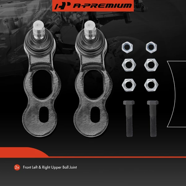 2 Pcs Front Upper Ball Joints for Ford Crown Victoria Lincoln Town Car 1995-2002