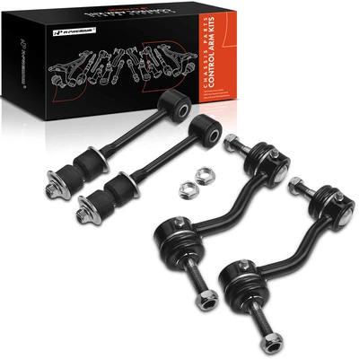 4 Pcs Front & Rear Stabilizer Bar Link
