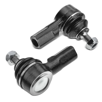 2 Pcs Outer Steering Tie Rod Ends