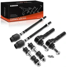 1995-2005 Pontiac Sunfire A Set of 6 Ball Joint Sway Bar Link and Tie Rod End Kit Front Side A-Premium APCA0789