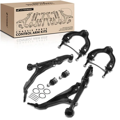 6 Pcs Front Control Arm with Ball Joints