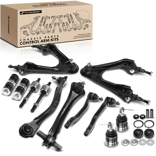 A Set of 14 Control Arm and Ball Joint Full Kit Front & Rear A-Premium APCA1490