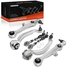 1996-2001 Audi A4 A Set of 8 Control Arm and Tie Rod End Kit Front Lower, Inner & Outer A-Premium APCA1491
