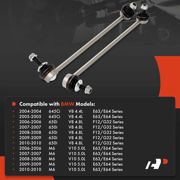 Sway Bar Link, Front Side, A-Premium APCA4860