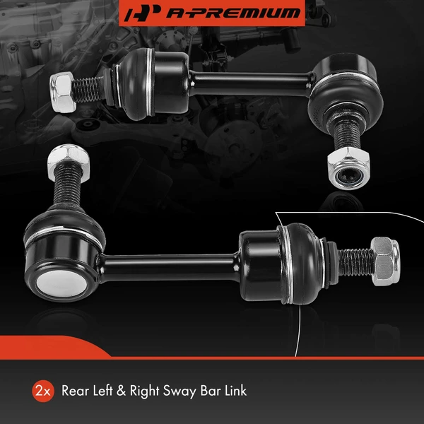 Sway Bar Link, Rear Side, A-Premium APCA7040