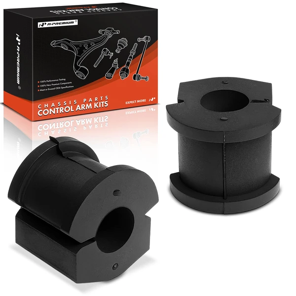 2-Pc Sway Bar Bushing Kit with Bar, Rear To Frame A-Premium APCA9553
