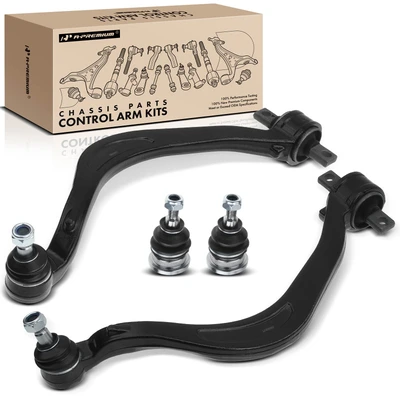 4 Pcs Front Control Arm & Ball Joint Assy