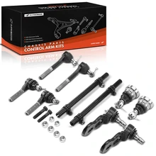 1995-2002 Ford Crown Victoria A Set of 10 Ball Joint Tie Rod End and Adjusting Sleeve Kit Front Side A-Premium APCA1513