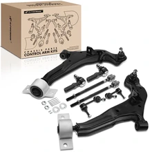 2000-2001 INFINITI I30 A Set of 8 Control Arm Sway Bar Link and Tie Rod End Kit Front Side A-Premium APCA1531