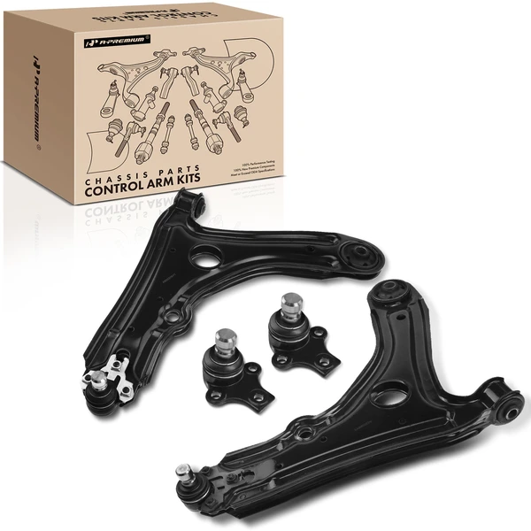 A Set of 4 Control Arm and Ball Joint Kit Front Side A-Premium APCA1535