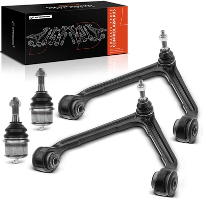 4 Pcs Front Control Arm & Ball Joint