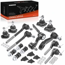 1998-2005 Chevrolet Blazer A Set of 12 Ball Joint Idler Arm Pitman Arm Tie Rod End Kit Front Side A-Premium APCA1566
