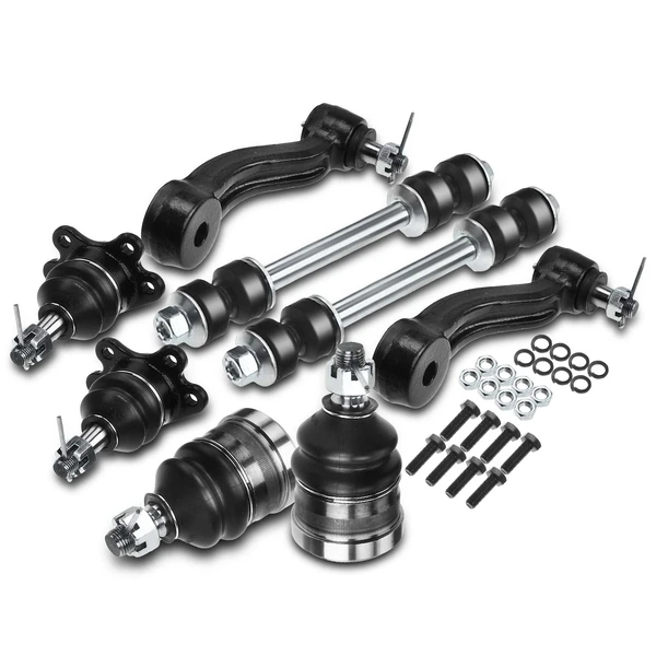 A Set of 8 Ball Joint Idler Arm and Sway Bar Link Kit Front Side A-Premium APCA1581