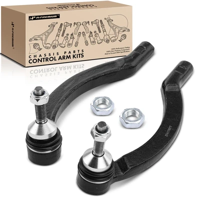 2 Pcs Outer Tie Rod End