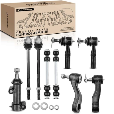 9 Pcs Front Stabilizer Bar End Link Tie Rod End